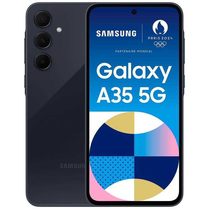 Samsung Galaxy A35 5G Bleu Nuit (6 Go / 128 Go) - DIS