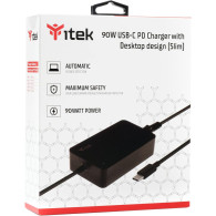 90W - Chargeur PC Portable ITEK USB-C ITNBSDC90 - 1FO