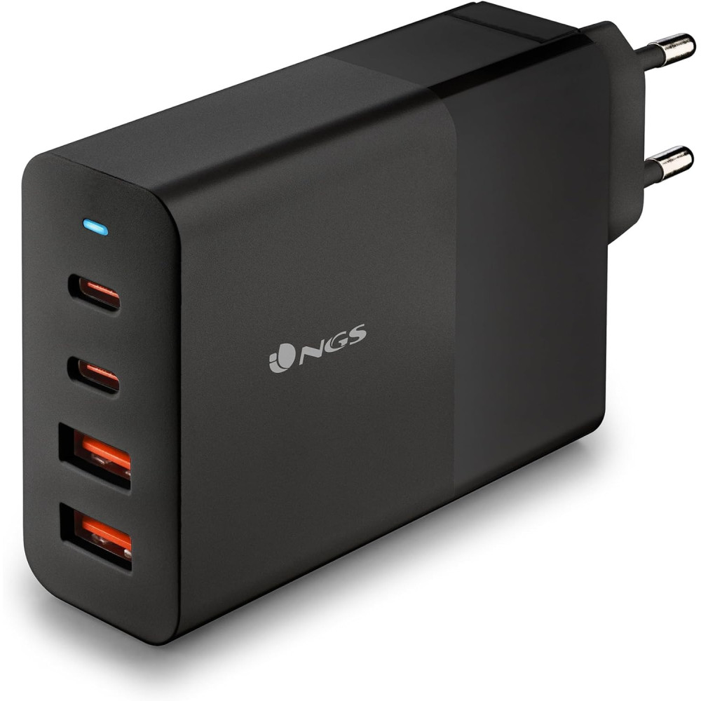 100W - Chargeur secteur NGS Bud 2x USB-C + 2x USB-A - BUD100W - 1FO 100W - Chargeur secteur NGS Bud 2x USB-C + 2x USB-A - BUD100W - 1FO