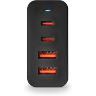 100W - Chargeur secteur NGS Bud 2x USB-C + 2x USB-A - BUD100W - 1FO