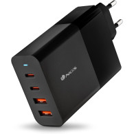 100W - Chargeur secteur NGS Bud 2x USB-C + 2x USB-A - BUD100W - 1FO