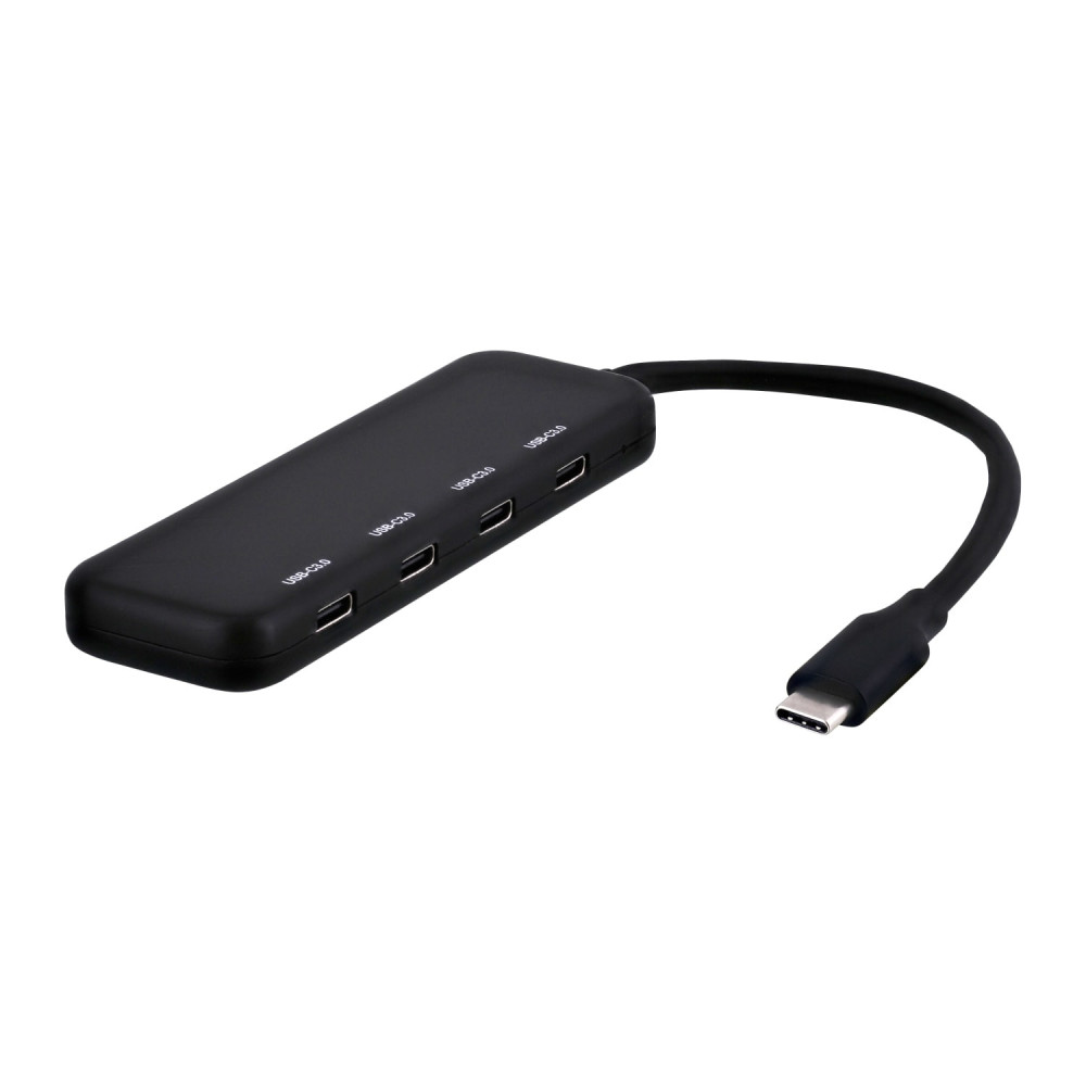 Hub USB-C 3.0 T'nB- 4 ports (Noir) - TCHUB4USBC - 1FO Hub USB-C 3.0 T'nB- 4 ports (Noir) - TCHUB4USBC - 1FO
