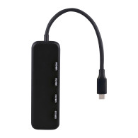 Hub USB-C 3.0 T'nB- 4 ports (Noir) - TCHUB4USBC - 1FO