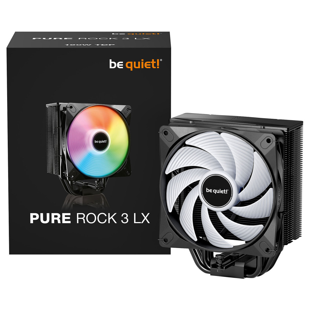 CPU - BeQuiet Pure Rock 3 LX (RGB) - 1FO CPU - BeQuiet Pure Rock 3 LX (RGB) - 1FO