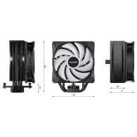 CPU - BeQuiet Pure Rock 3 LX (RGB) - 1FO