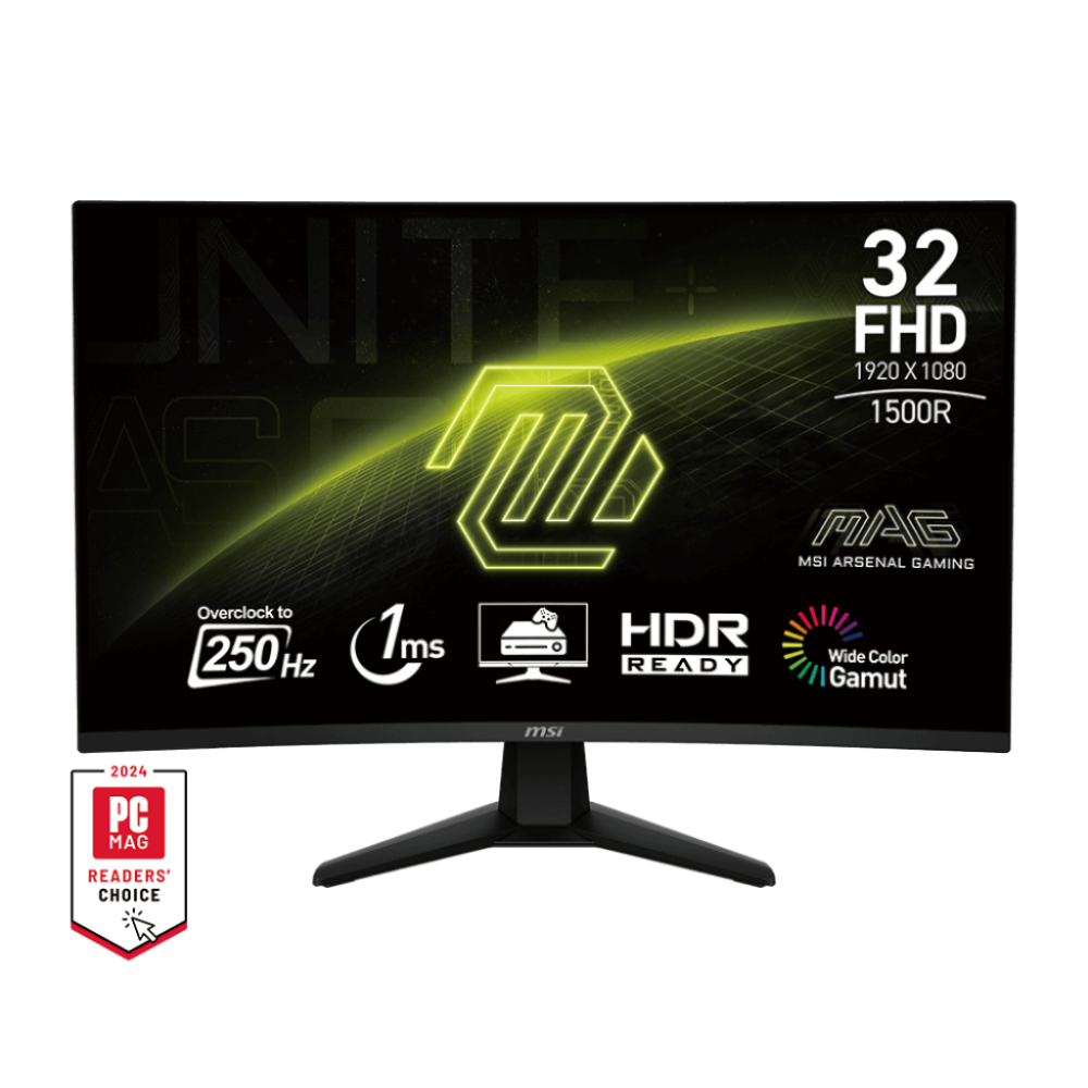 MSI 32" - G32C6X Full HD 125Hz (Noir) (dalle incurvée) - 1FO