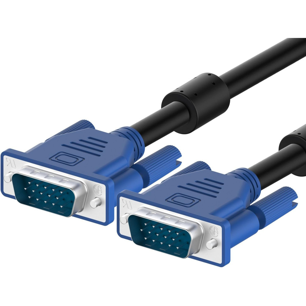 1.8m - Cable S-VGA Nanocable MALE/MALE (Noir) - 1FO 1.8m - Cable S-VGA Nanocable MALE/MALE (Noir) - 1FO