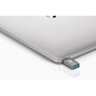 Adaptateur USB 3.0 Type C Goobay vers USB Type A OTG (Gris) - 56621 - 1FO