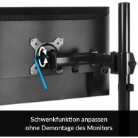 Support écran à poser Arctic Z1 Basic de 13" à 43" (15kg max) - AEMNT00039A - 1FO