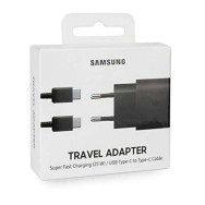 Samsung 25W Adaptateur Secteur USB-C (Officiel) + Câble USB-C (noir) - MOB