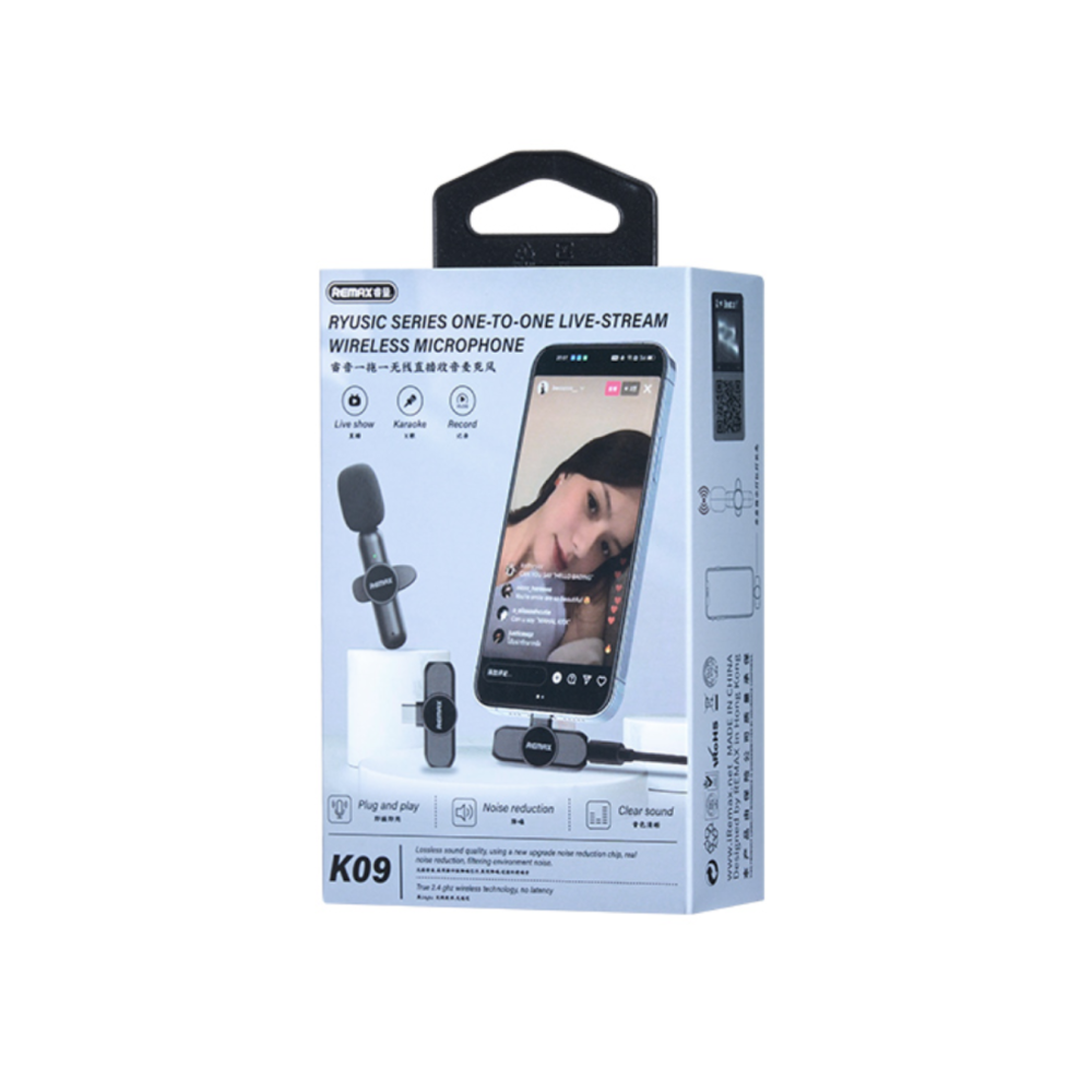 Micro sans fil REMAX K09 Série Ryusic - Type C - LCDP