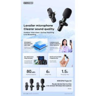 Micro sans fil REMAX K09 Série Ryusic - Type C - LCDP