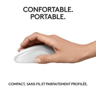 Logitech M240 Silent (Blanc Cassé) - 1FO