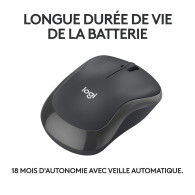 Logitech M240 Silent (Graphite) - 1FO