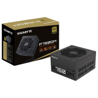 Alimentation ATX Gigabyte P750GM - 750W (Noir) - GP-P750GM - 80+ GOLD - 1FO