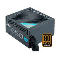Alimentation ATX Azza PSAZ Bronze - 650W (Noir) - PSAZ-650W - 1FO