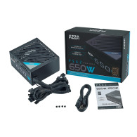Alimentation ATX Azza PSAZ Bronze - 650W (Noir) - PSAZ-650W - 1FO