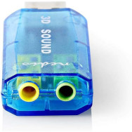 Carte son externe Nedis 5.1 USB - USCR10051BU - 1FO