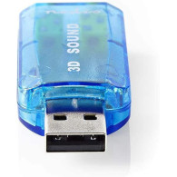 Carte son externe Nedis 5.1 USB - USCR10051BU - 1FO
