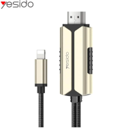 Adaptateur Lightning vers HDMI Yesido HM13 Ultra HD Gold - MOB