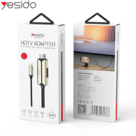 Adaptateur Lightning vers HDMI Yesido HM13 Ultra HD Gold - MOB