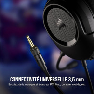 Corsair HS35 v2 (Bleu) PC et Consoles - CAR