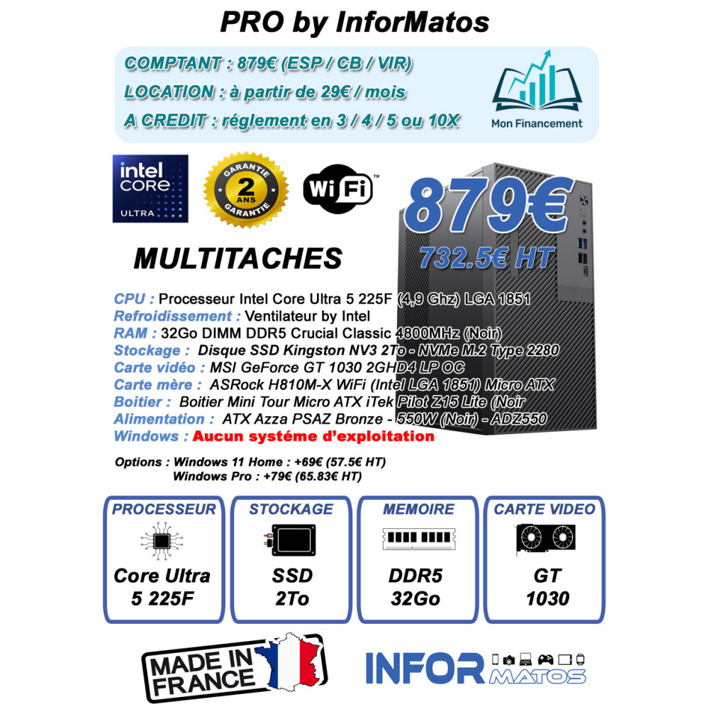 Ordinateur Pro by InforMatos Ordinateur Pro by InforMatos