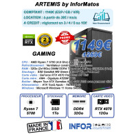 Ordinateur Gamer ARTEMIS by InforMatos