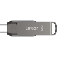 128Go - Clé USB 3.1 Lexar JumpDrive D400 (Gris) - LJDD400128G-BNQNG - 1FO