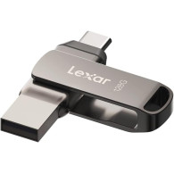 128Go - Clé USB 3.1 Lexar JumpDrive D400 (Gris) - LJDD400128G-BNQNG - 1FO