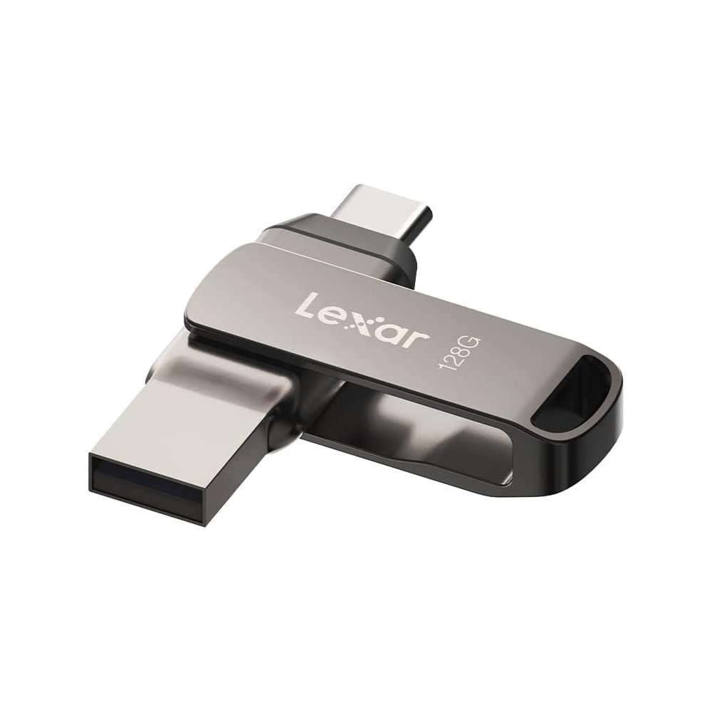 128Go - Clé USB 3.1 Lexar JumpDrive D400 (Gris) - LJDD400128G-BNQNG - 1FO