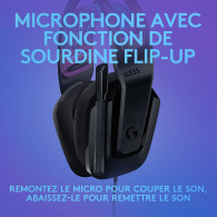 Casque Gamer filaire Logitech G335 (Noir) - ZON