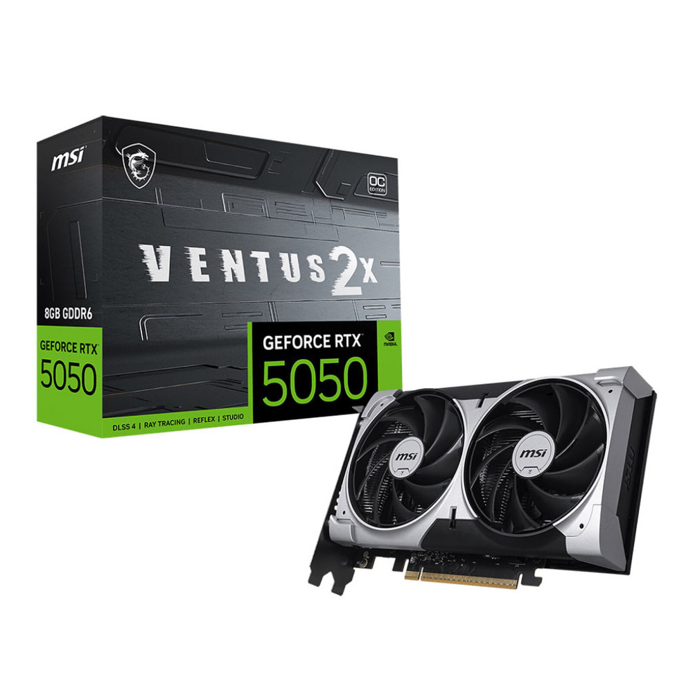 MSI GeForce RTX 5050 8G VENTUS 2X OC - ACA MSI GeForce RTX 5050 8G VENTUS 2X OC - ACA