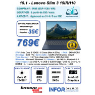 15.1 - Lenovo IdeaPad Slim 3 15IRH10 - DIS
