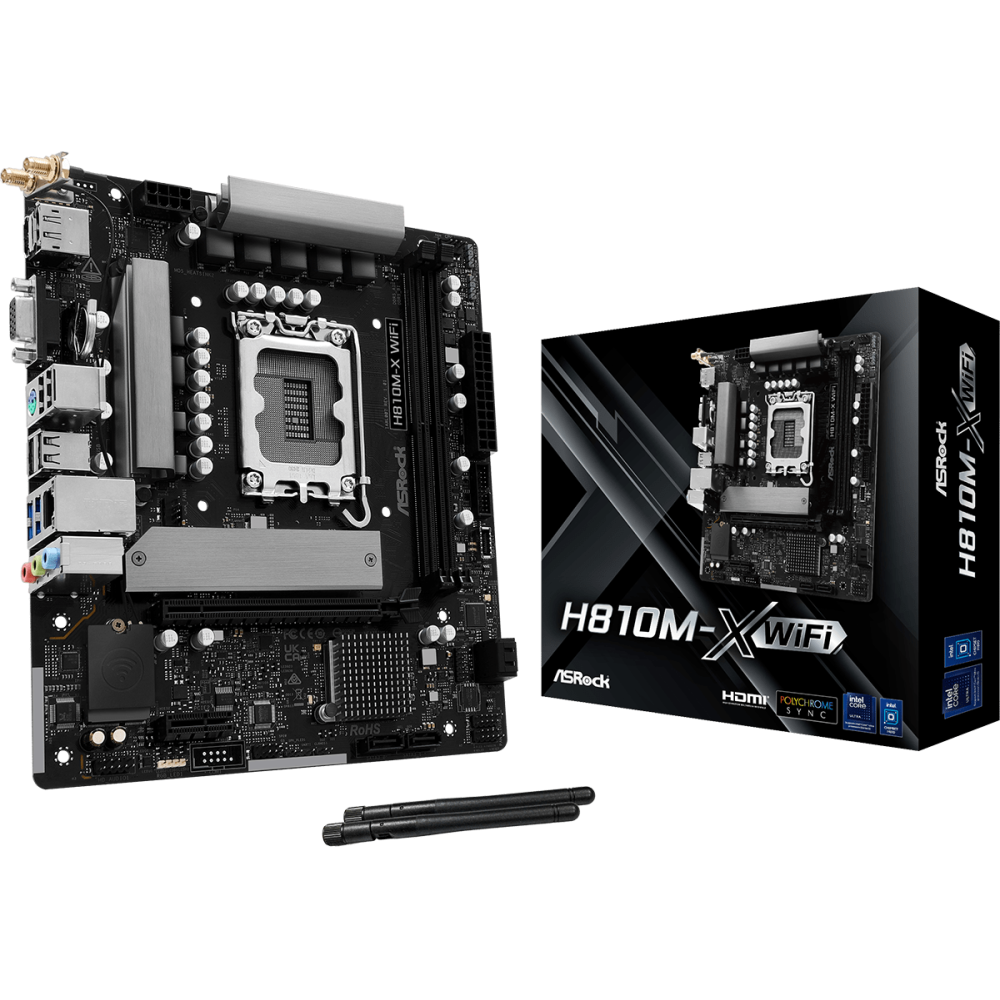 s1851 - ASRock H810M-X WiFi - 1FO
