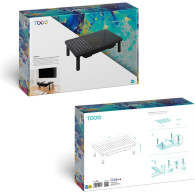 Support / Rehausseur pour Ecran TooQ TQMR087 20kg max (Noir) - 1FO