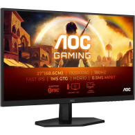Ecran 27" AOC Gaming G4 27G42E Full HD 180Hz (Noir) - 27G42E - 1FO
