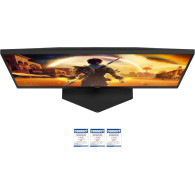 Ecran 27" AOC Gaming G4 Q27G42XNE Quad HD 180Hz (Noir) - Q27G42XNE - 1FO