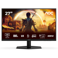 Ecran 27" AOC Gaming G4 Q27G42XNE Quad HD 180Hz (Noir) - Q27G42XNE - 1FO