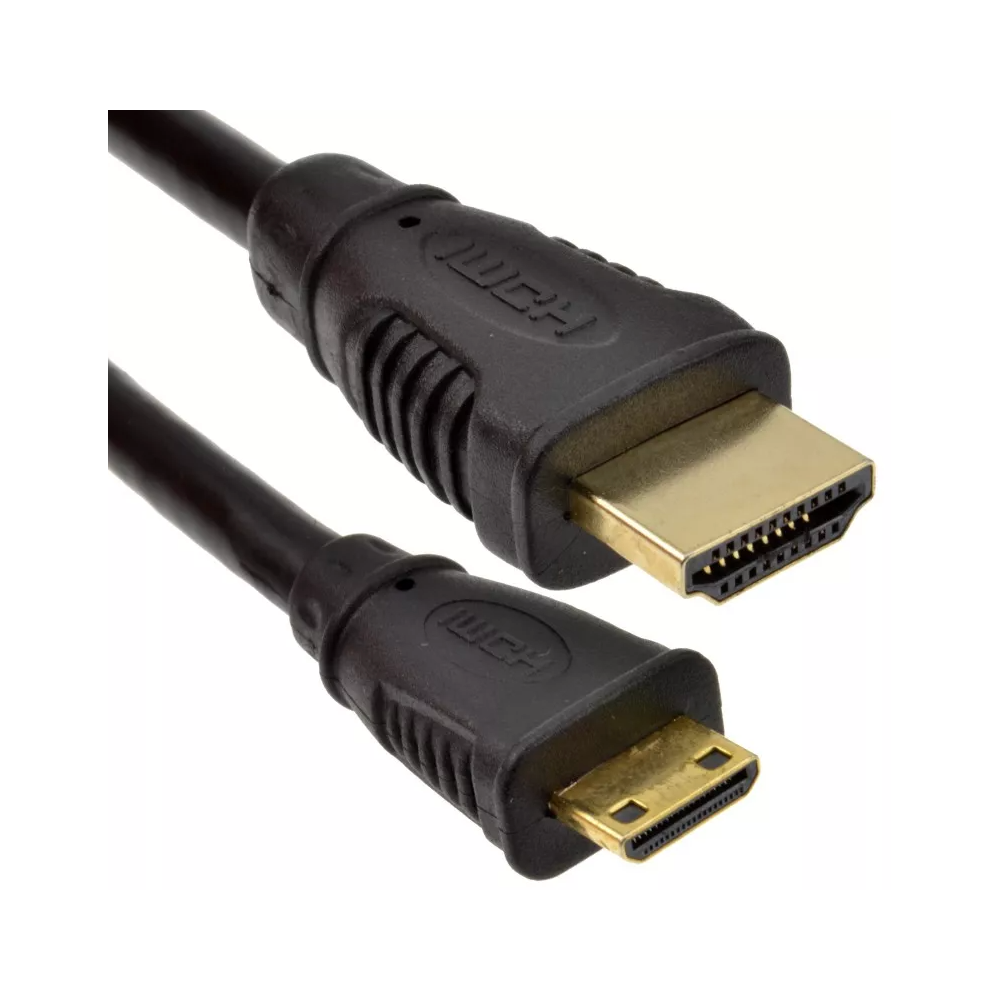 1.5m - Cable D2 Diffusion HDMI vers mini HDMI M/M (Noir) - HDMI/M/MINI - 1FO
