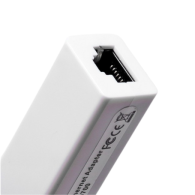 Adaptateur USB 3.0 vers RJ45, Lan Ethernet Gigabit, 10/100/1000Mbps - Blanc - LCDP