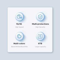 2.5 - 25PW1-C3 ORICO pour HDD/SSD - USB-C - LCDP