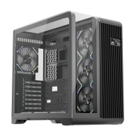 Boitier Moyen Tour ATX 1stPlayer RT7 RGB avec panneaux vitrés (Noir) RT7-BK-3FC7R-1FC7 - 1FO