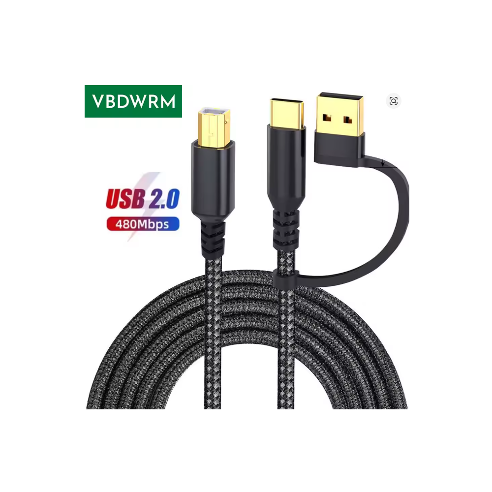 2m - Câble USB Type C / Type B (Imprimante) - EXP
