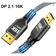 2m - Câble Display Port 16K v2.1 HDR MALE/MALE - EXP