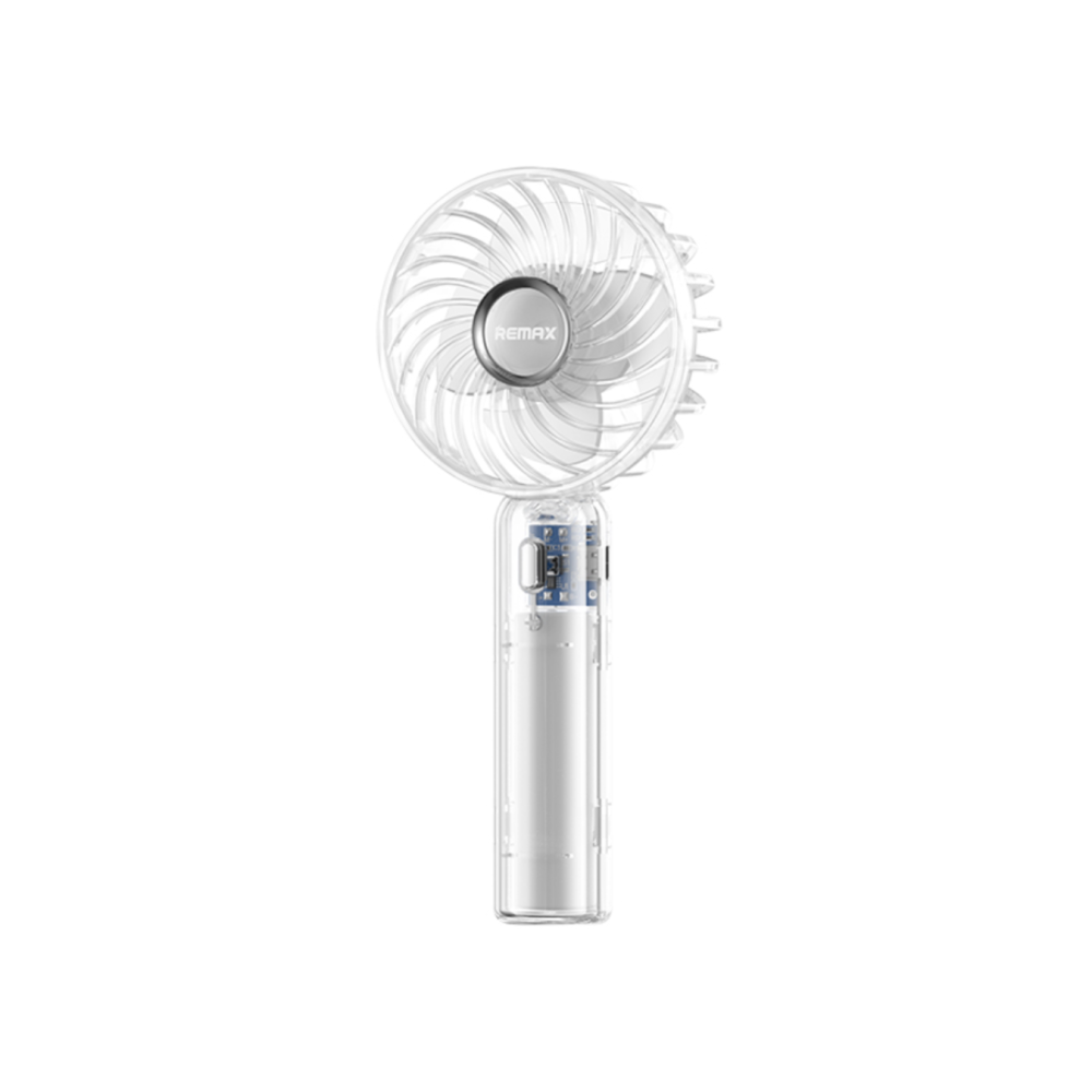 Ventilateur Portable 1200mAh Remax RS-SF01 - 3 modes de vitesse - Transparent - LCDP