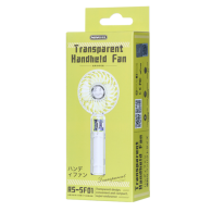 Ventilateur Portable 1200mAh Remax RS-SF01 - 3 modes de vitesse - Transparent - LCDP