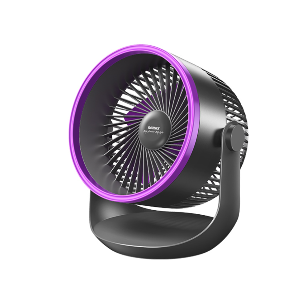 Ventilateur De Bureau A Circulation D'air REMAX Fonzyr Series F27 - Gris Violet - LCDP