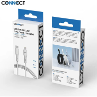 1m - Câble Data USB-C vers Lightning CONNECT MC-CBL14 30W Blanc - MOB