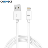 Câble Data USB vers Lightning CONNECT MC-CLB1 12W (1m) Blanc - MOB